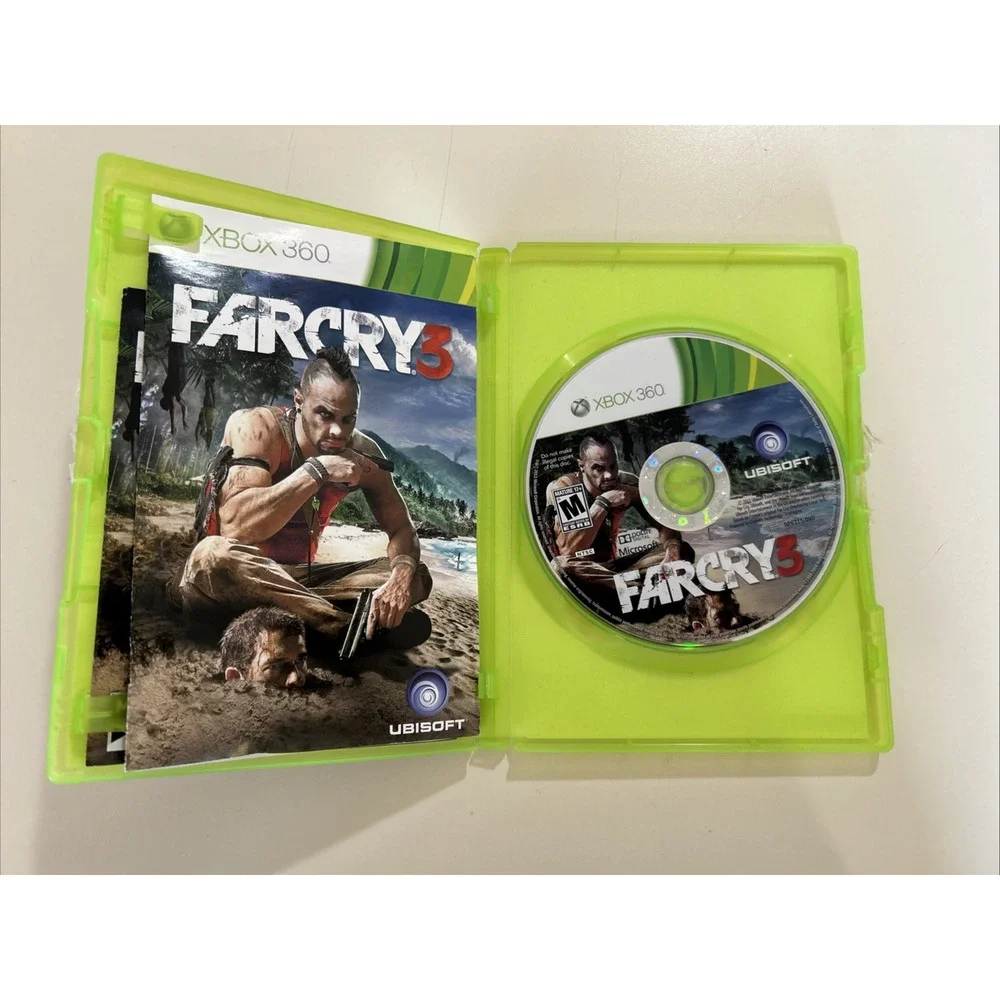 5 Games FIFA12, FIFA16, NBA 2K15, Far Cry 3 Microsoft Xbox 360 Video Games